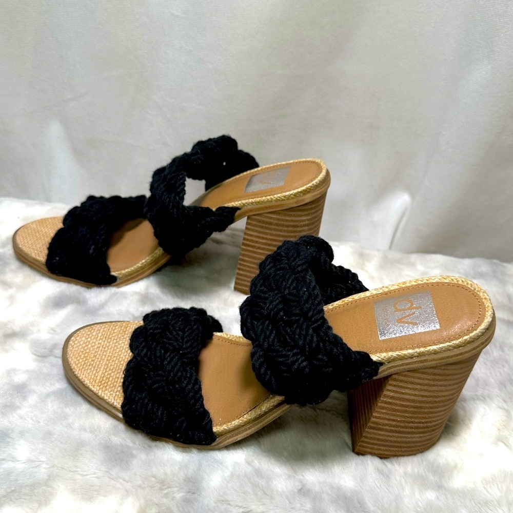 New Dolce Vita Roulette Block Heel Slide Sandal 9.5